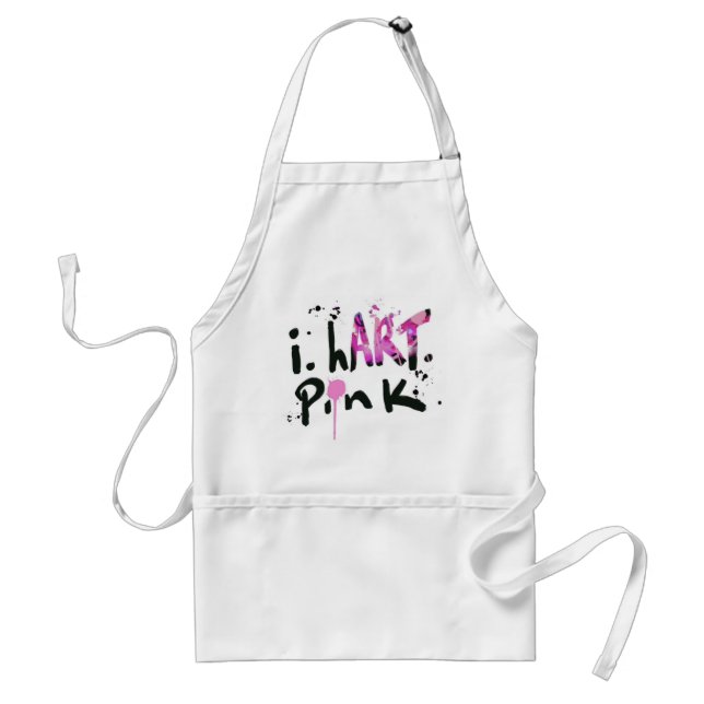 AVENTAL I HART PINK APRON (Frente)