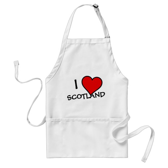 Avental I Heart Scotland bk aprcnt (Frente)