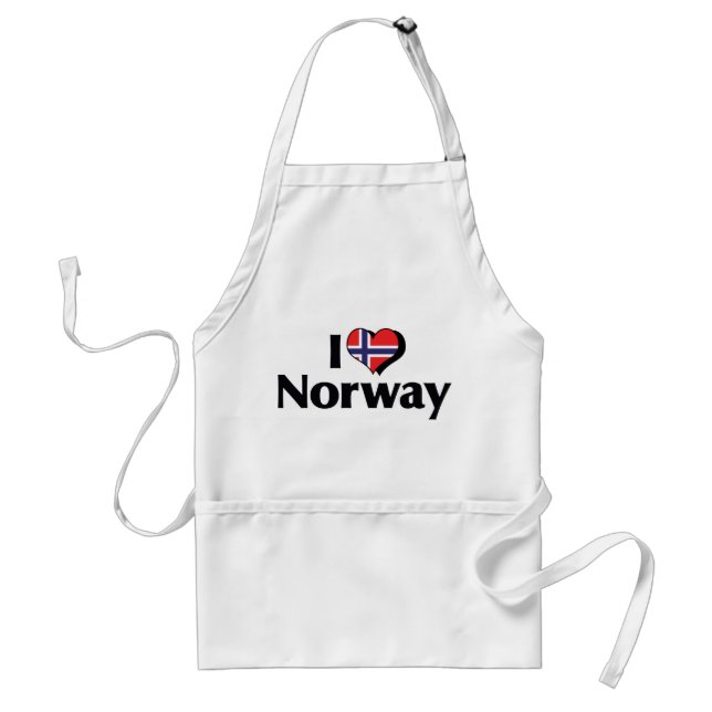 Avental I Love Norway Flag (Frente)
