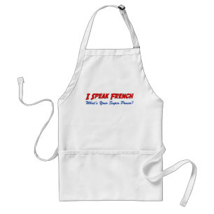 Avental I Speak French Apron