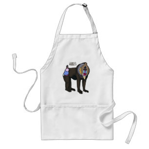 Avental Ilustração de desenho animado Mandrill