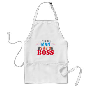 Avental I'm Tha Man but She's the BOSS - Funny