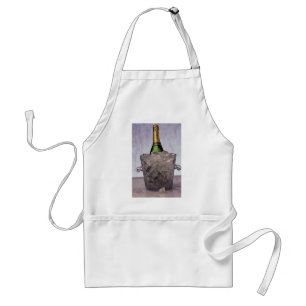 Avental Imagem de Champagne no balde de gelo de vidro