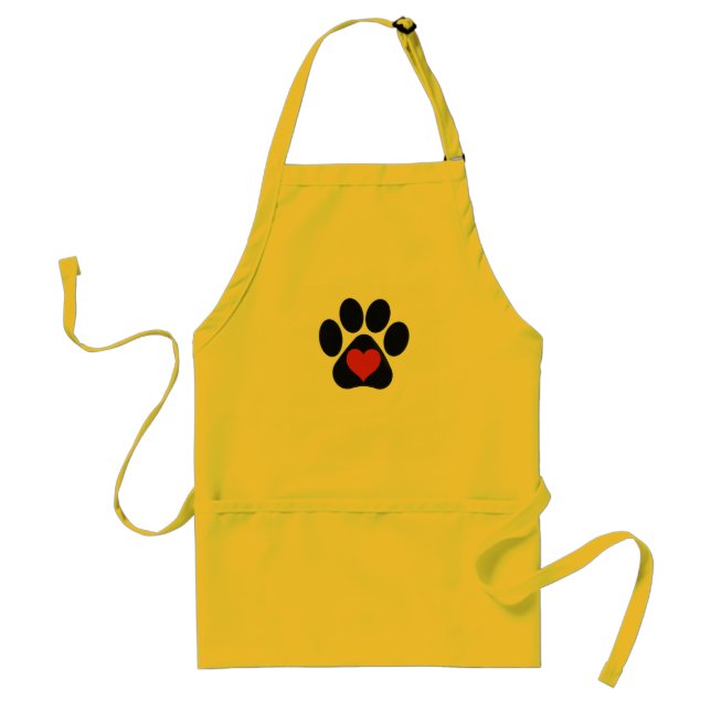Avental Impressão de Pata do AMOR (Frente)