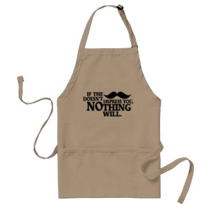 Avental impressionante do Moustache - escolha o