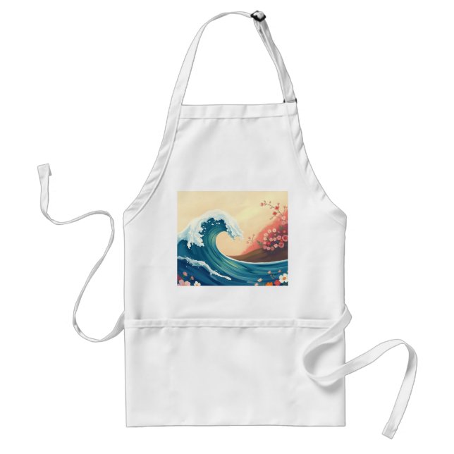 Avental Impressionistic Ocean Wave (Frente)