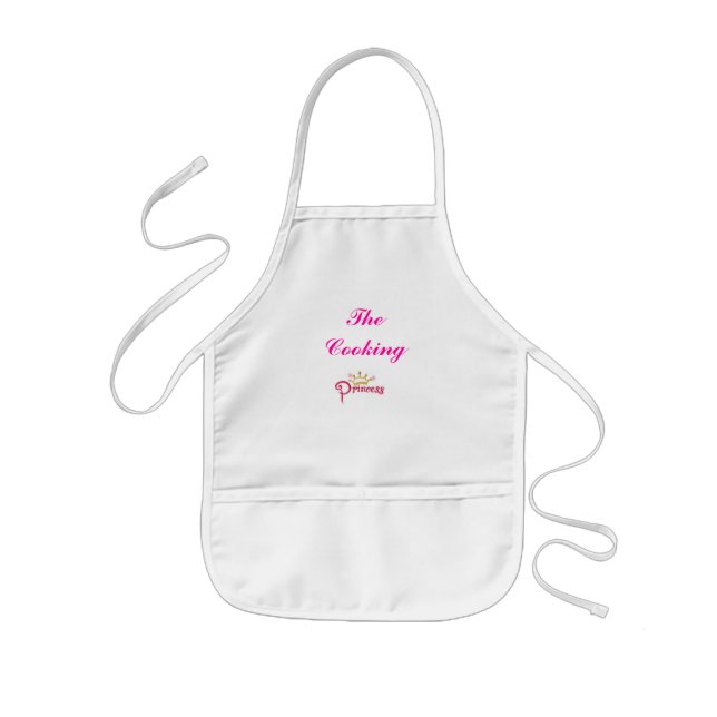 Avental Infantil a princesa do cozinhar (Frente)