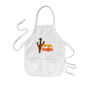 Avental Infantil Abraços Grátis!