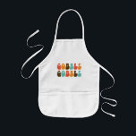 Avental Infantil Ação de Graças Gobble Gobble Kids' Apron<br><div class="desc">gobble gobble apron de agradecimento com fonte retrô.</div>
