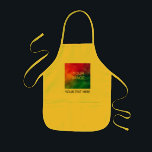Avental Infantil Adicione seu texto de imagem aqui Modelo amarelo<br><div class="desc">Adicione Seu Texto De Imagem Fotográfica Aqui,  Apron Amarelo De Cozinha Para Crianças Modelo.</div>