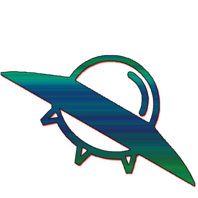 Avental Infantil Alien UFO Ship Minimalist Apron | Sci-Fi Art (Criador carregado)