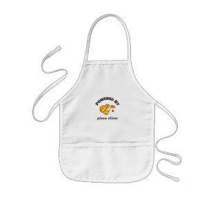 Avental Infantil Alimentado Por Pizza Slices-School Break Apron