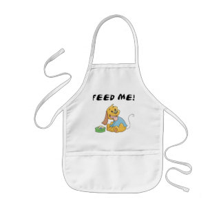 Avental Infantil Alimente-me Camisetas e presentes