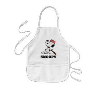 Avental Infantil Amendoins Snoopy no Bat