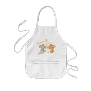 Avental Infantil Anime Tuffy e Jerry Cheers para Queijo