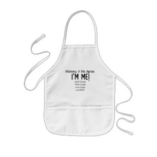 Avental Infantil Apron Children's Apron Mamãe e Me