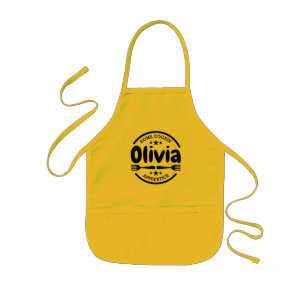 Avental Infantil Apron de Crianças Personalizadas de Cookin em Cas
