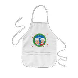 Avental Infantil Apron de Natal para Crianças Personalizarem