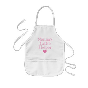Avental Infantil Apron de Netos Auxiliares de Nonna