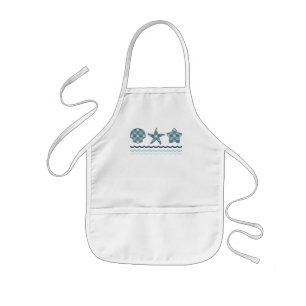 Avental Infantil Apron de Quilt Náutico