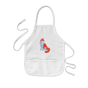 Avental Infantil Apron de Raposa
