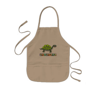 Avental Infantil Apron do Turtle Kid