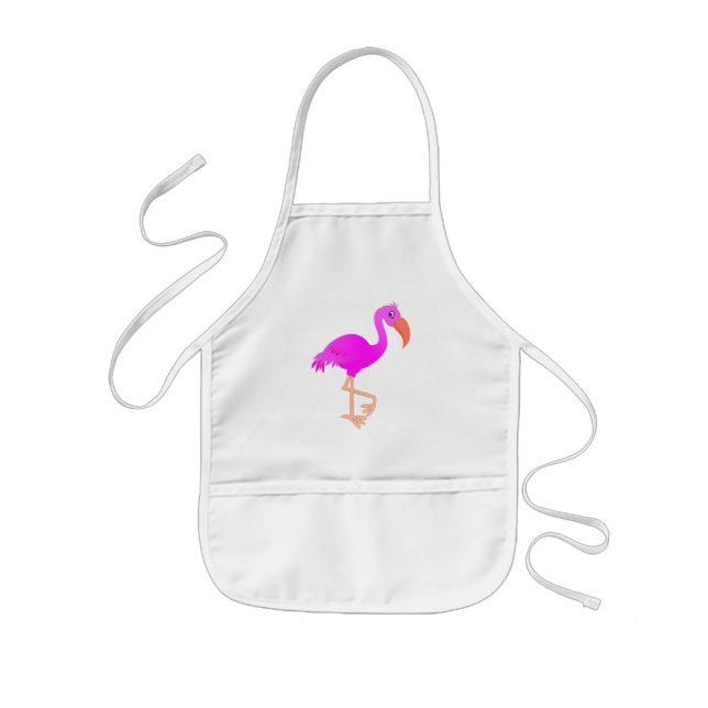 Avental Infantil Apron Flamingo Kids (Frente)