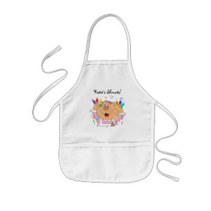 Avental Infantil Apron Gift for Kids Personalize