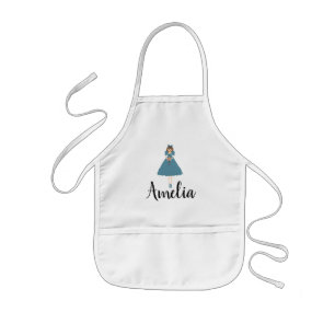 Avental Infantil Apron Infantil de Nome Personalizado do Invólucro