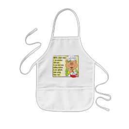 Avental Infantil Apron Personalised Girl's Cozinhar/Baking Apron