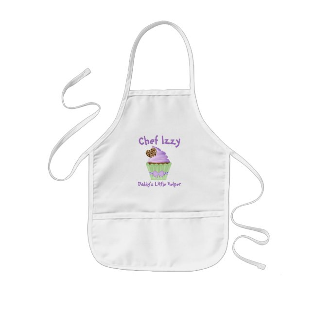 Avental Infantil Apron Personalizado Para Cupcakes (Frente)