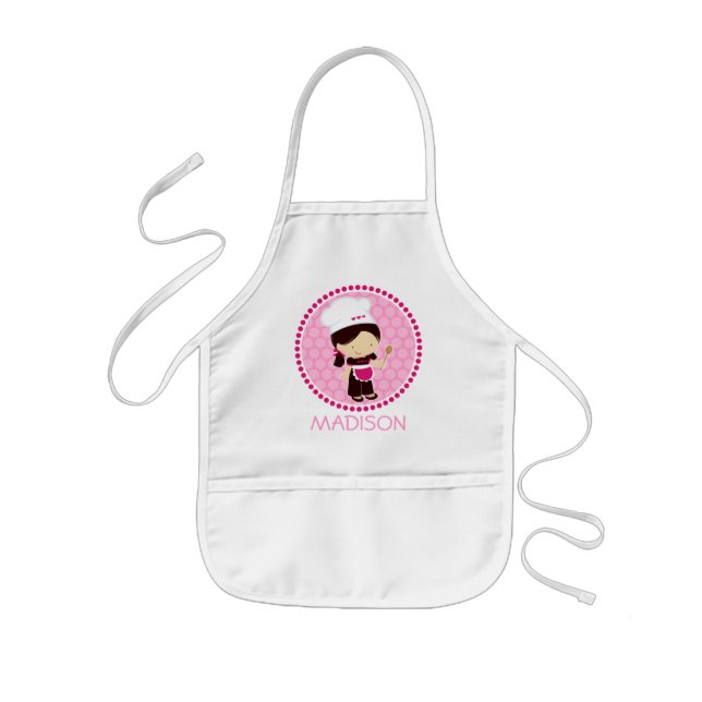 Avental Infantil Apron Personalizado - Pequenos Favoritos para fest (Frente)