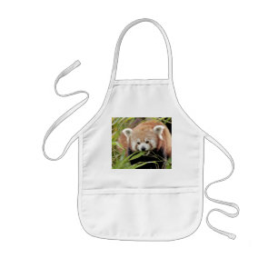 Avental Infantil Apron Photo red panda, animais 0109.