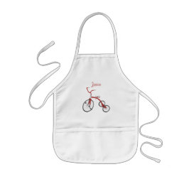 Avental Infantil Aprons De Desenho De Triciclo Cuto