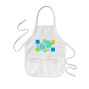 Avental Infantil Aprons de Hibiscus Kid do Chanceler