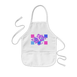 Avental Infantil Aprons de Hibiscus Kid do Chanceler