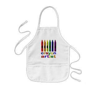 Avental Infantil Artista Crayon Kids Apron