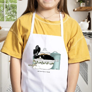 Avental Infantil Azul de cozinha