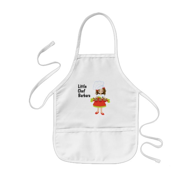 Avental Infantil Baking Personalizado para Meninas (Frente)