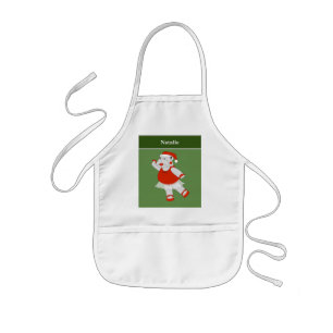 Avental Infantil Ballerina Hippo Especial de Natal