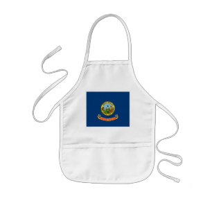 Avental Infantil Bandeira de Idaho, o Estado da Joia, estados ameri