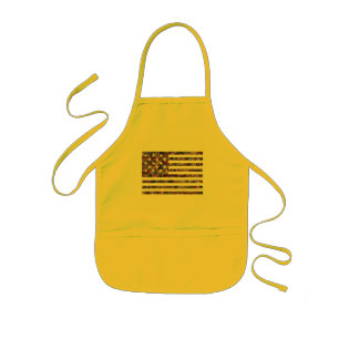 Avental Infantil Bandeira dos EUA de 15 Estrelas