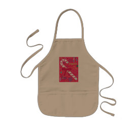 Avental Infantil Bastão de doces icónico