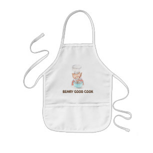 Avental Infantil Beary Good Cook   Cute Kids Baking