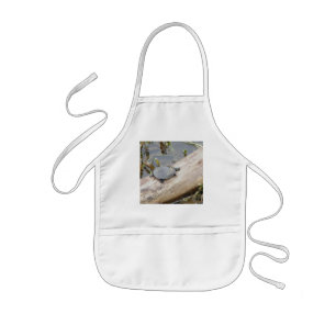 Avental Infantil Bebê Pintado Tartaruga Kid Apron
