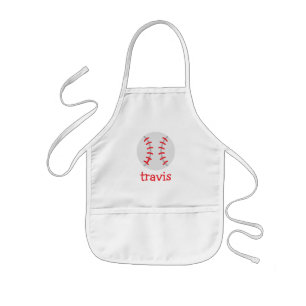 Avental Infantil Beisebol Personalizado Apron