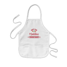 Avental Infantil Bela Tripulação Personalizada de Natal Apron