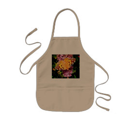 Avental Infantil Borboleta laranja