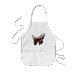 Avental Infantil Borboleta Padrão Apron