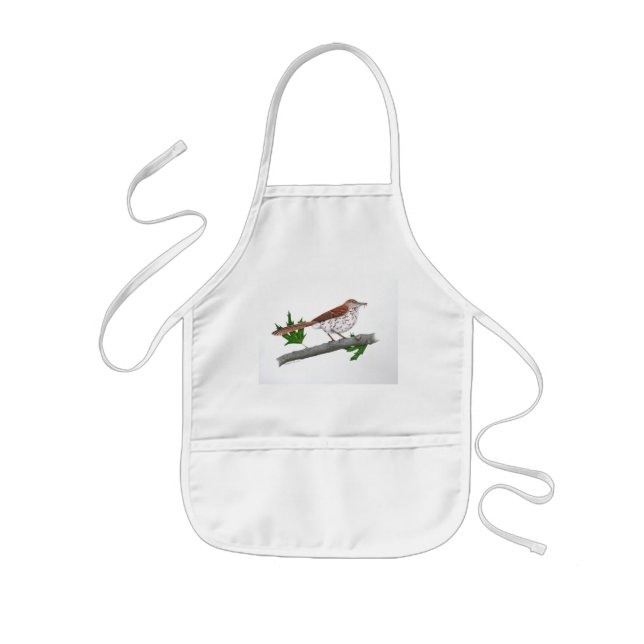 Avental Infantil Brown Thrasher Kids Apron (Frente)